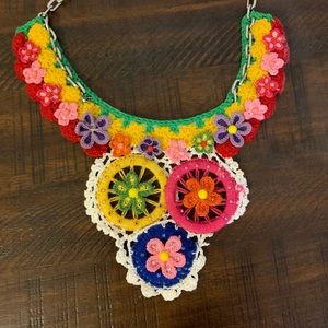 Tarina Tarantino Crocheted Necklace